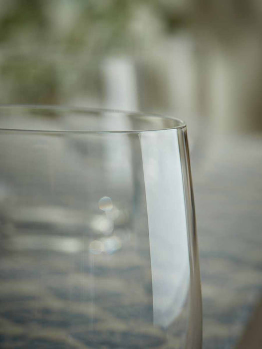 Six Crystal Tumblers