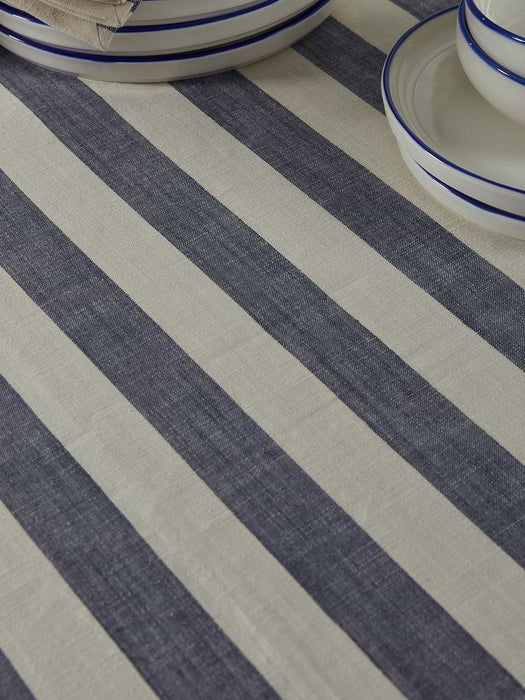Cotton Tablecloth - Nautical Stripe - Small