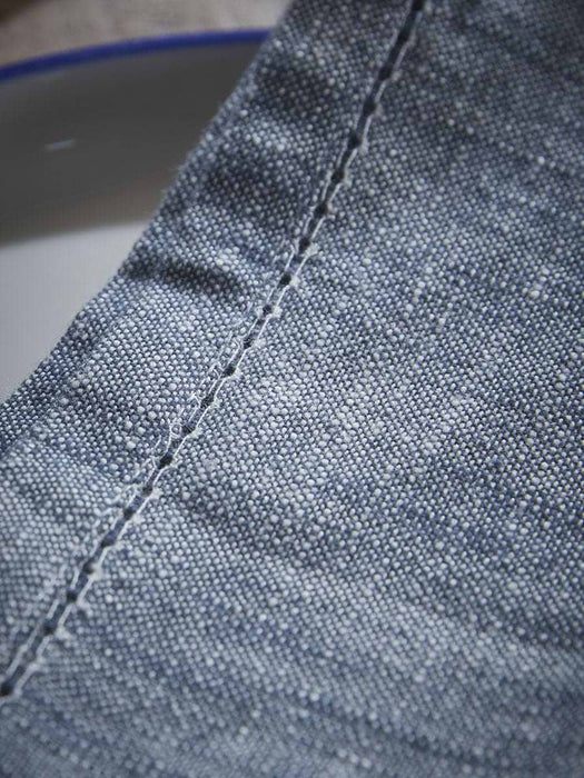 Four Cotton Napkins - Slate Blue