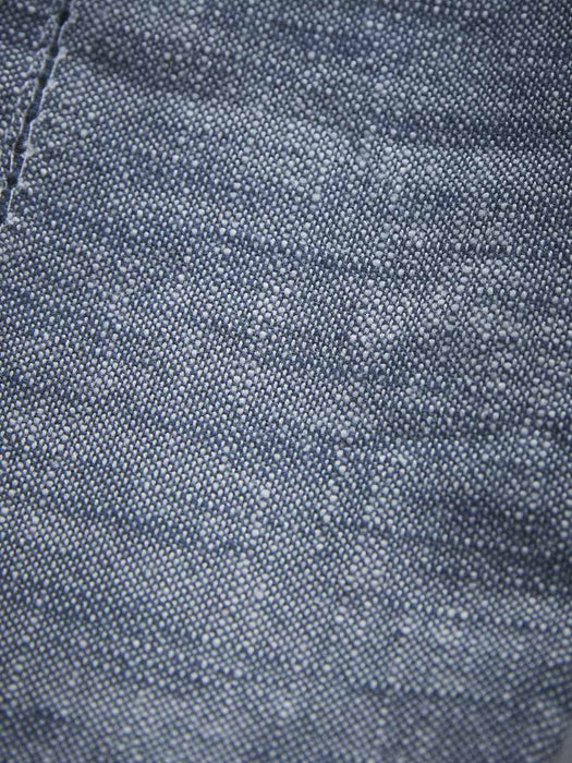 Four Cotton Napkins - Slate Blue