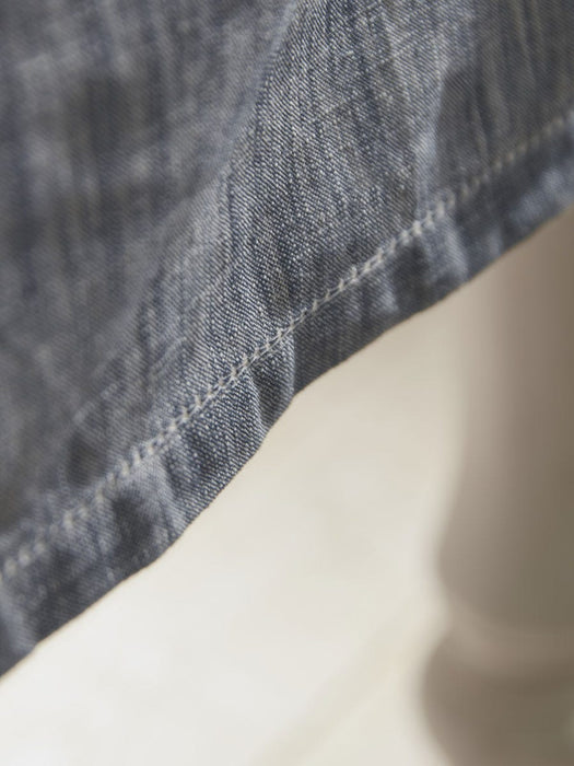 Cotton Tablecloth - Slate Blue - Large
