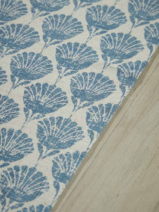 Cotton Table Runner - Swedish Blue Print