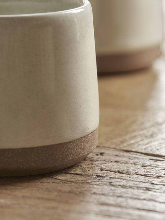 Two Speckled Glazed Mugs