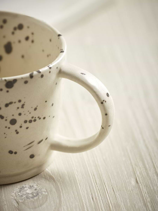Two Splatter Glazed Mugs