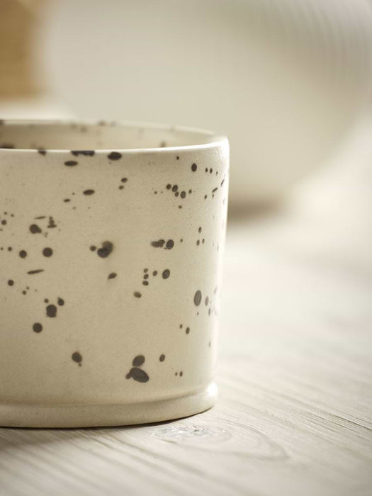 Two Splatter Glazed Mugs