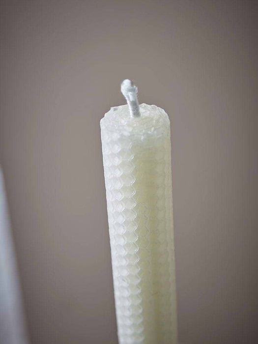 Two Beeswax Dinner Candles