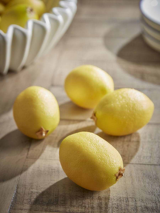 Four Decorative Faux Lemons
