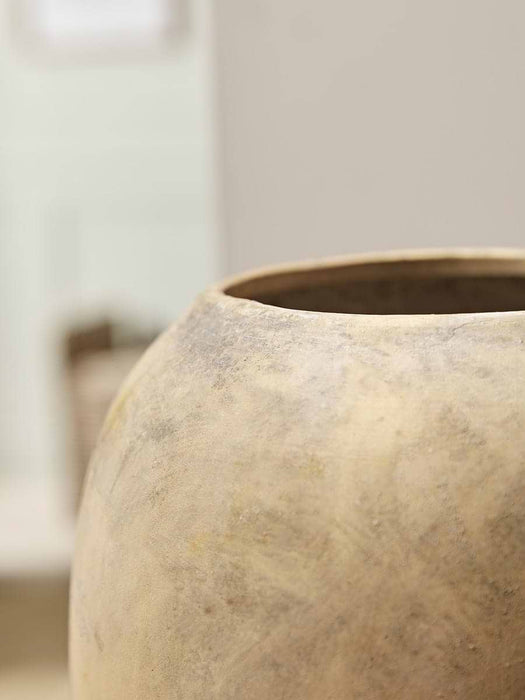 Distressed Cement Vase