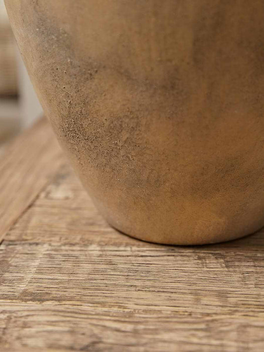 Distressed Cement Vase