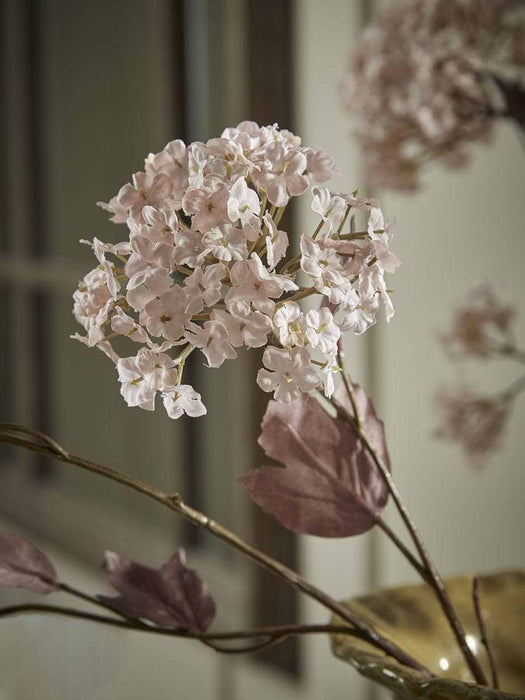 Three Faux Snowball Sprays - Mauve