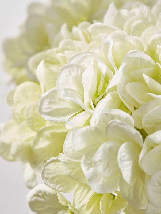 Three Faux Hydrangea Stems - Cream