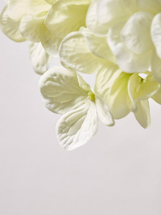 Three Faux Hydrangea Stems - Cream