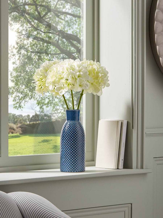 Three Faux Hydrangea Stems