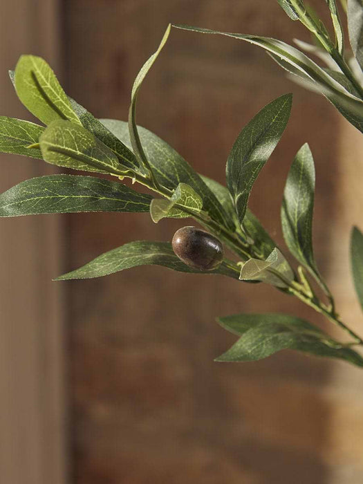 Faux Potted Fruiting Olive Tree - Small