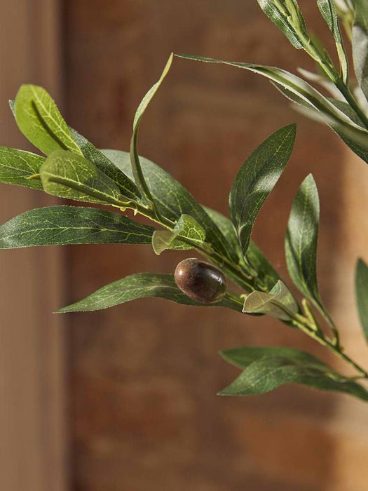 Faux Potted Fruiting Olive Tree - Small