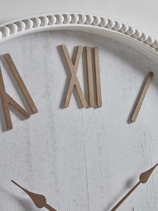 Beaded Wooden Clock