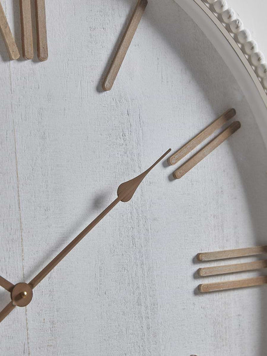 Beaded Wooden Clock