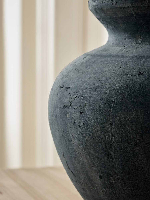 Mela Aged Stone Effect Vase