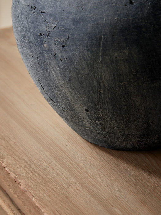 Mela Aged Stone Effect Vase