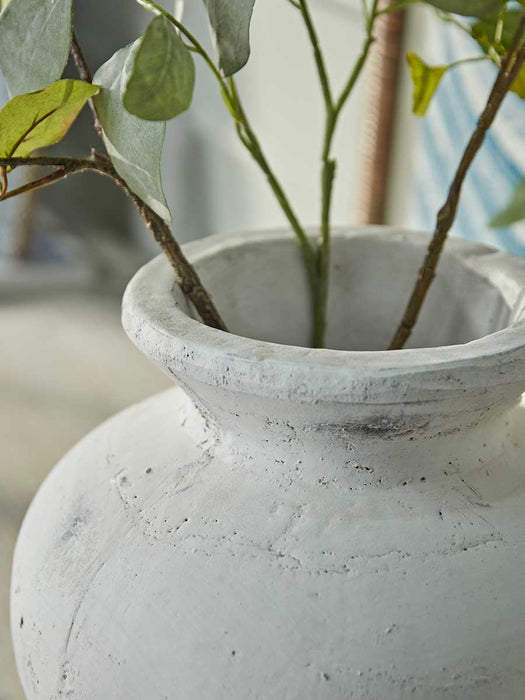 Mae Aged Stone Effect Vase