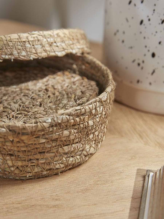 Seagrass Coaster Set