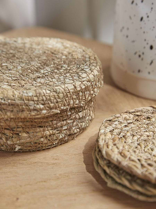 Seagrass Coaster Set