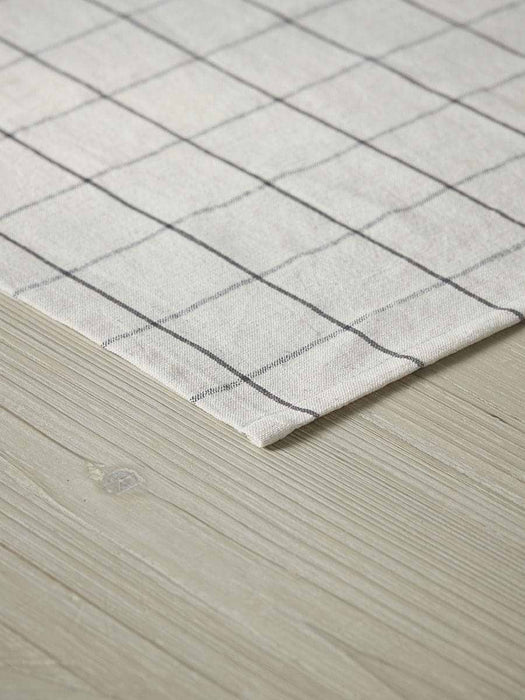 Cotton Table Runner - Checked