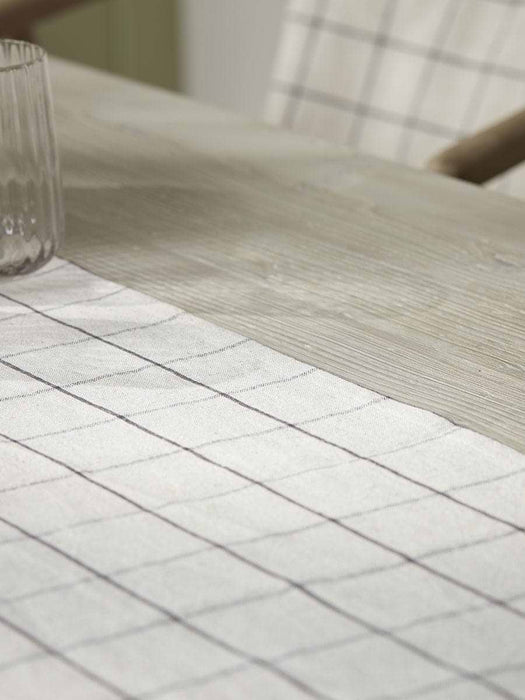 Cotton Table Runner - Checked