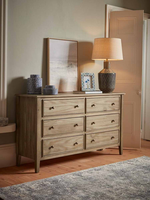 Camille Single Chest of Drawers - Limewashed