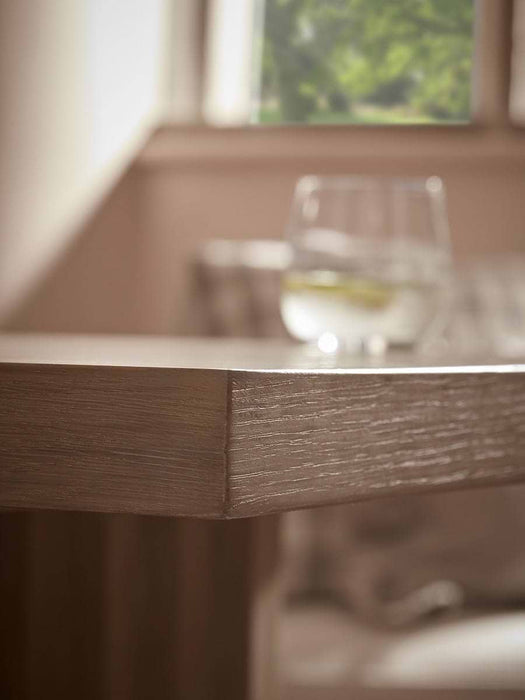 Tapered Arch Rectangle Dining Table - 6 Seater