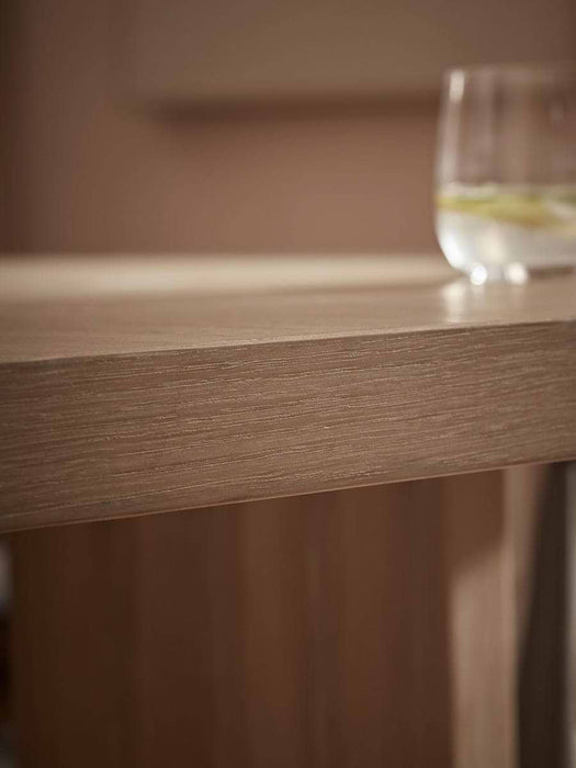 Tapered Arch Rectangle Dining Table - 6 Seater