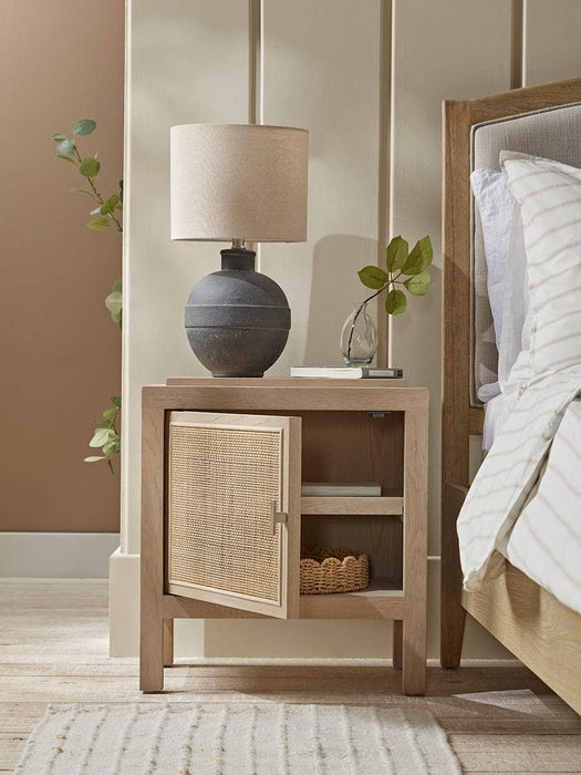 Wicker Bedside Table