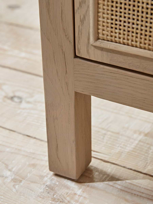 Wicker Bedside Table