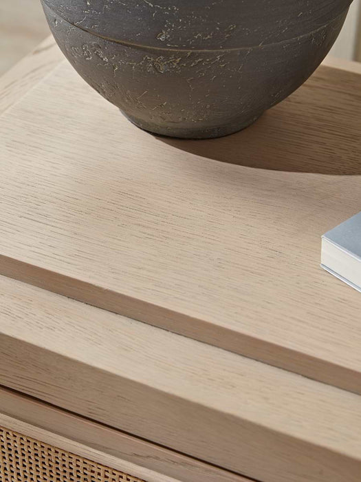 Wicker Bedside Table