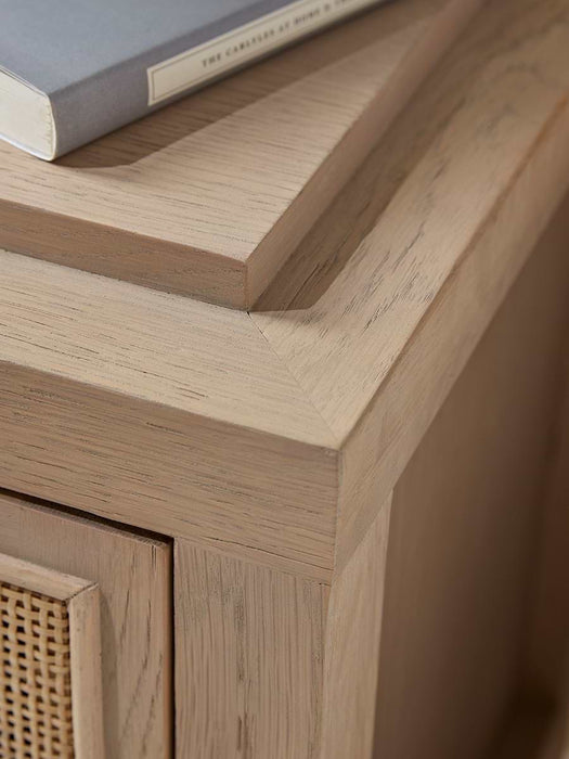 Wicker Bedside Table
