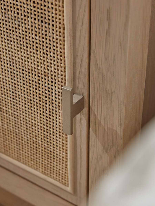 Wicker Bedside Table