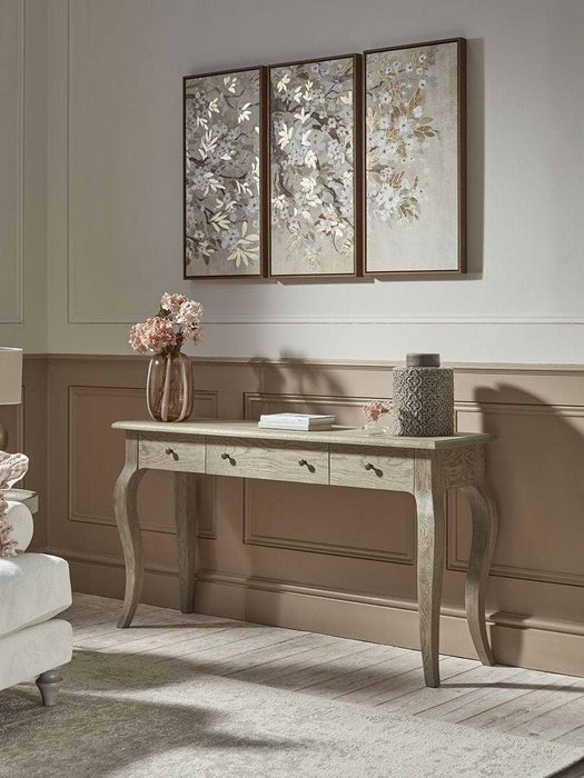 Three Textured Blossom Canvases