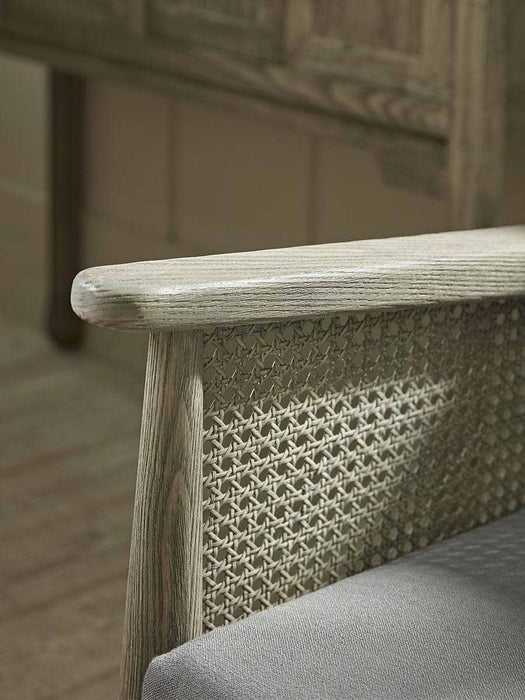 Aged Wicker Occasional Chair