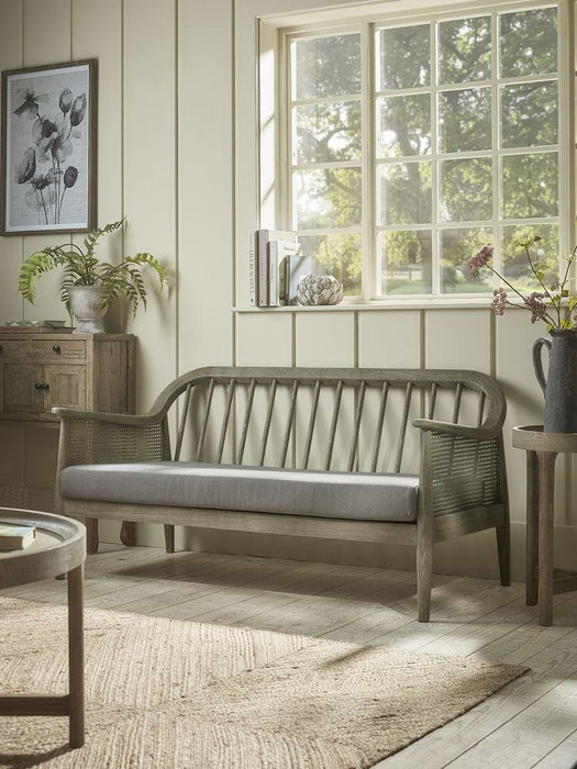 Aged Wicker Sofa