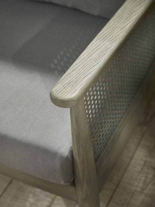 Aged Wicker Sofa