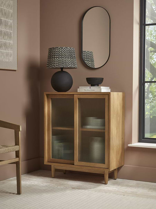 Slim Frame Oval Mirror