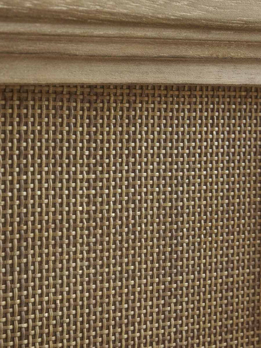 Aged Wicker Headboard
