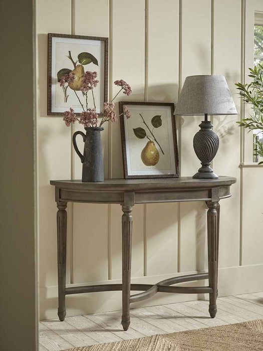 Parquet Acacia Console Table