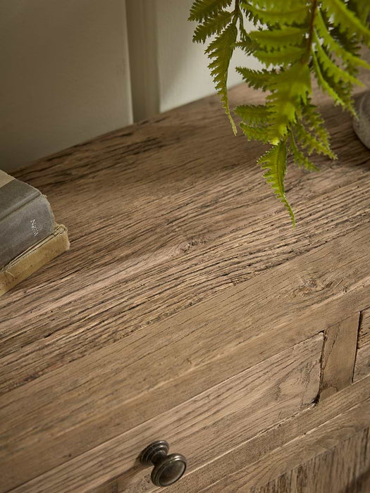 Compact Reclaimed Oak Console Table