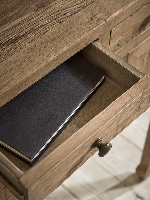 Compact Reclaimed Oak Console Table