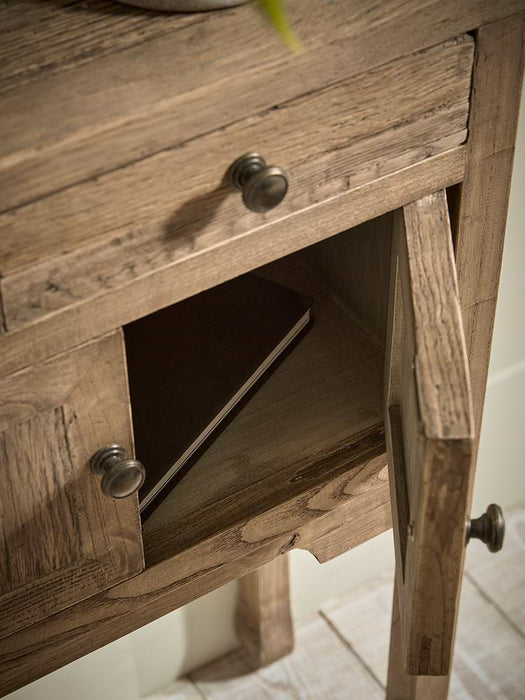 Compact Reclaimed Oak Console Table