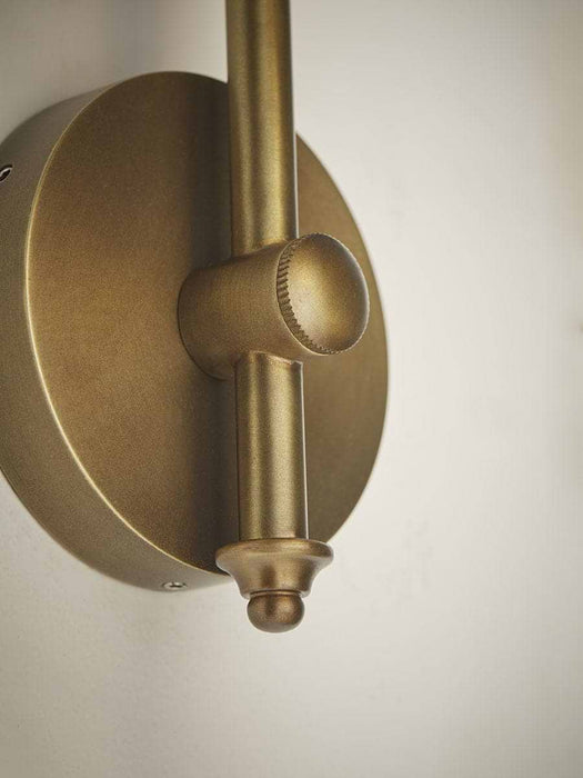 Frosted Pillar Wall Light