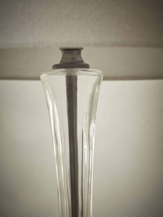 Green Glass Table Lamp