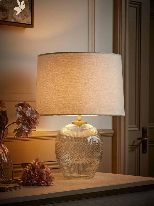 Diamond Glass Table Lamp