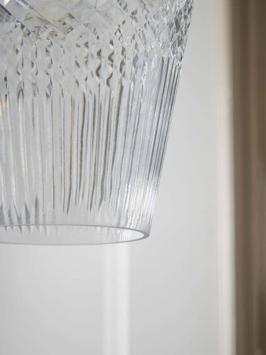 Diamond Glass Pendant - Tapered